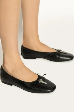 Alexander Wang CZARNY Baleriny `Mimi`