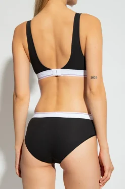 Alexander Wang CZARNY Figi z logo