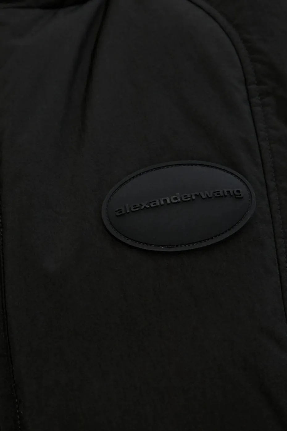 Alexander Wang CZARNY Puchowa kamizelka
