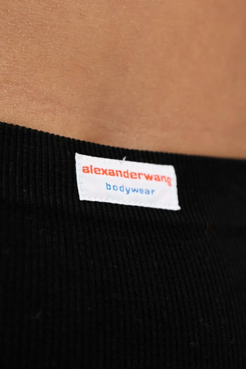 Alexander Wang CZARNY Szorty z kolekcji ‘Underwear’