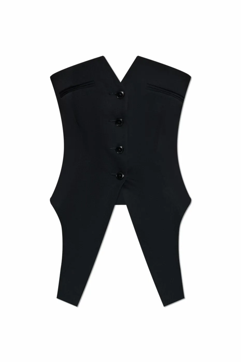 Alexander Wang CZARNY Wełniany top