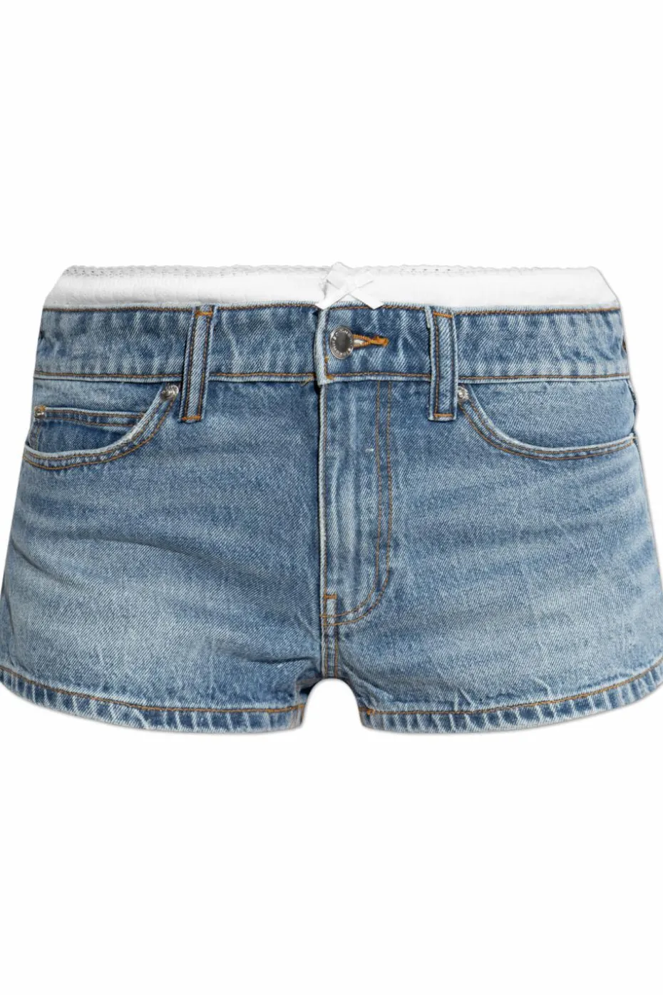 Alexander Wang NIEBIESKI Szorty jeansowe