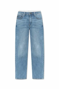 Alexander Wang NIEBIESKI Jeansy z dekoracyjnym wykończeniem