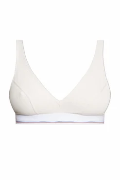 Alexander Wang RÓŻOWY Bawełniany biustonosz