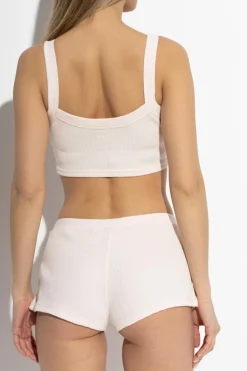 Alexander Wang RÓŻOWY Bawełniane figi