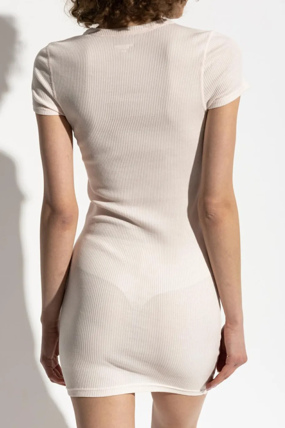 Alexander Wang RÓŻOWY Bieliźniana sukienka