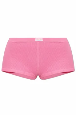 Alexander Wang RÓŻOWY Szorty bieliźniane
