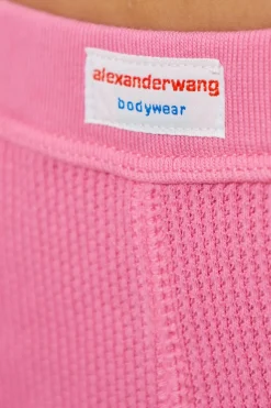 Alexander Wang RÓŻOWY Szorty bieliźniane