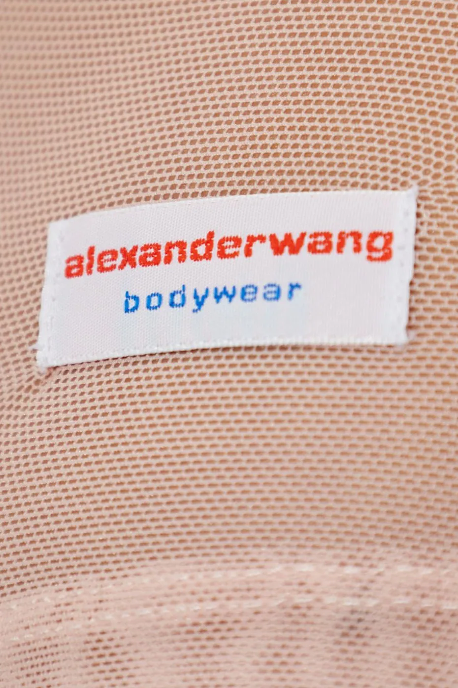 Alexander Wang RÓŻOWY Top bieliźniany z długimi rękawami