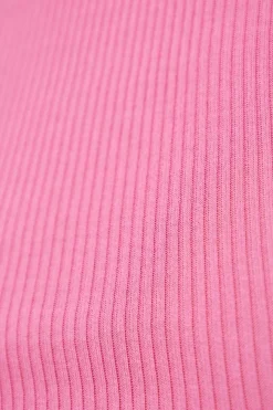 Alexander Wang RÓŻOWY Top bieliźniany z krótkimi rękawami