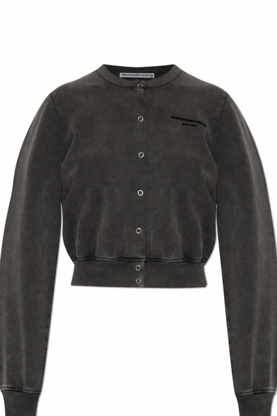 Alexander Wang SZARY Bluza z wyszytym logo