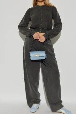 Alexander Wang SZARY Bluza z wyszytym logo