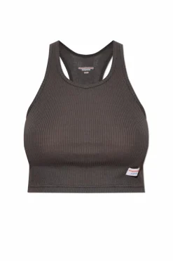 Alexander Wang SZARY Krótki top bieliźniany bez rękawów