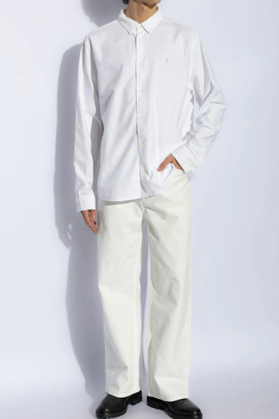 AllSaints BIAŁY Koszula ‘Hermosa’