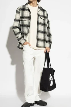 AllSaints BIAŁY Koszula `Lapse`