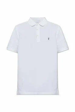 AllSaints BIAŁY Polo `Reform`
