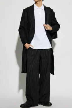 AllSaints BIAŁY Polo `Reform`