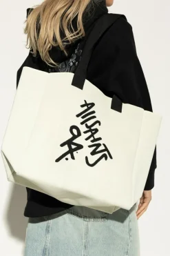 AllSaints BIAŁY Torba `Izzy` typu `shopper’