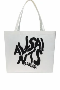 AllSaints BIAŁY Torba `Orlando` typu `shopper`