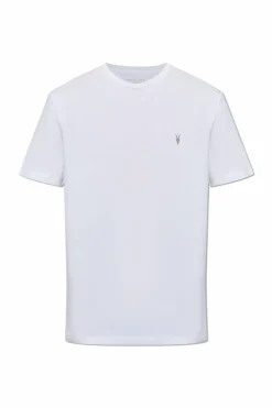 AllSaints BIAŁY T-shirt `Brace`
