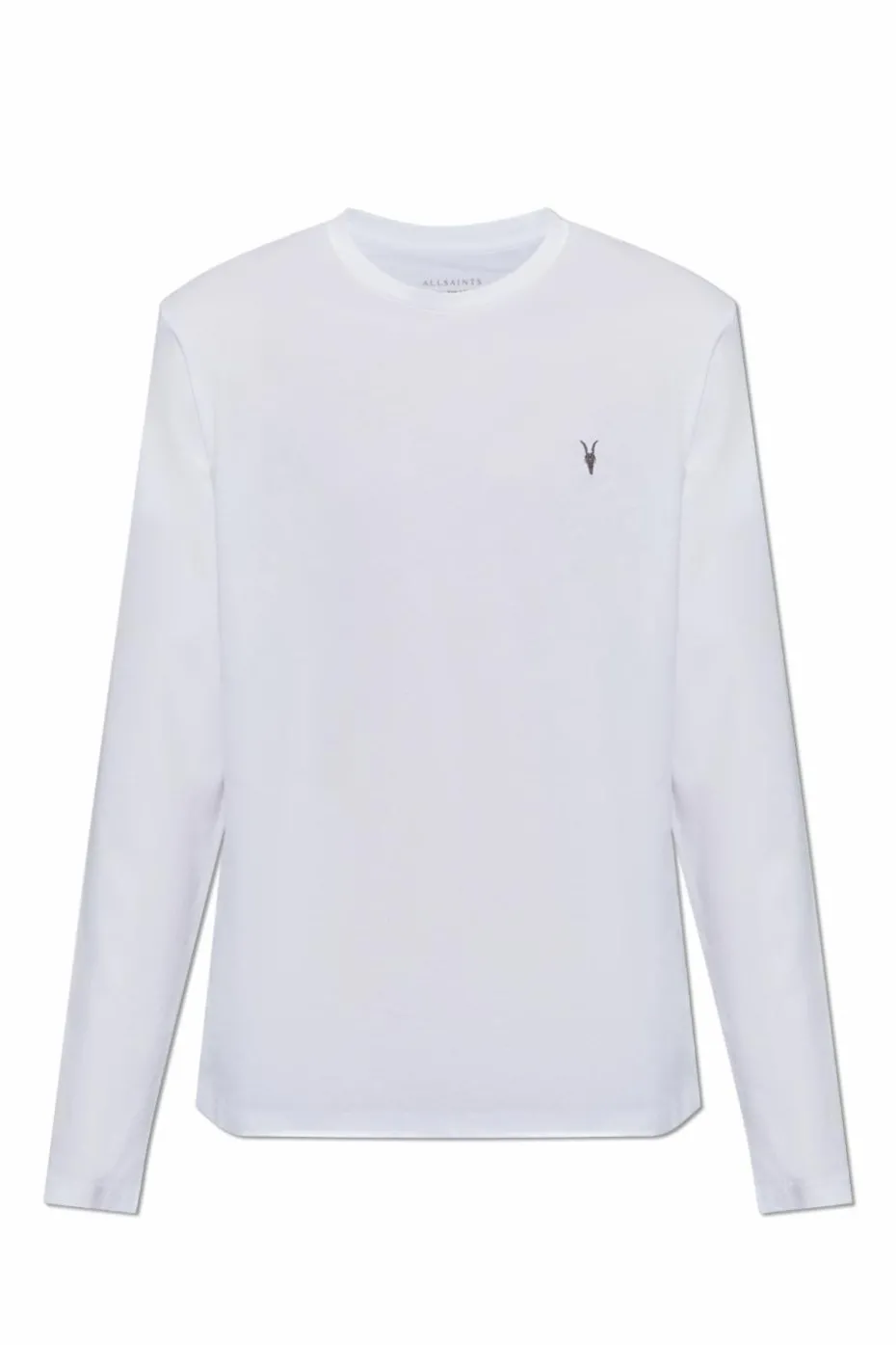 AllSaints BIAŁY T-shirt `Brace` z długimi rękawami
