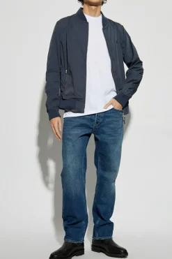 AllSaints BIAŁY T-shirt `Brace` z długimi rękawami