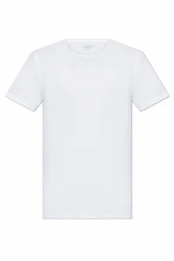 AllSaints BIAŁY T-shirt `Figure`