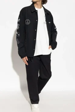 AllSaints BIAŁY T-shirt `Reel`