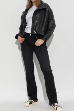 AllSaints BIAŁY T-shirt `Stevie`