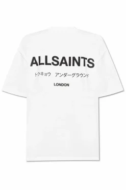 AllSaints BIAŁY T-shirt `Underground`