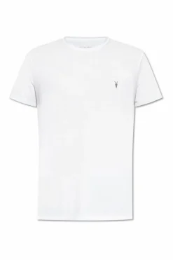 AllSaints BIAŁY T-shirt z logo ‘Tonic’