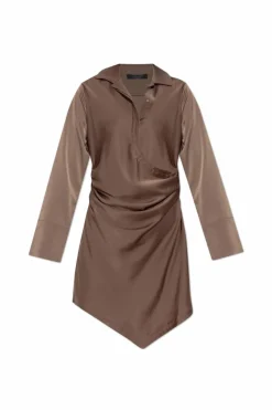 AllSaints BRĄZOWY Sukienka `Tira Mini`