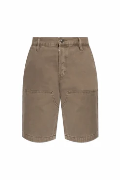AllSaints BRĄZOWY Szorty `Alva`
