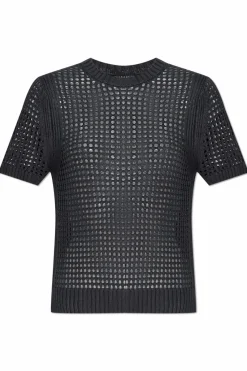 AllSaints CZARNY Ażutowy top `Paloma`