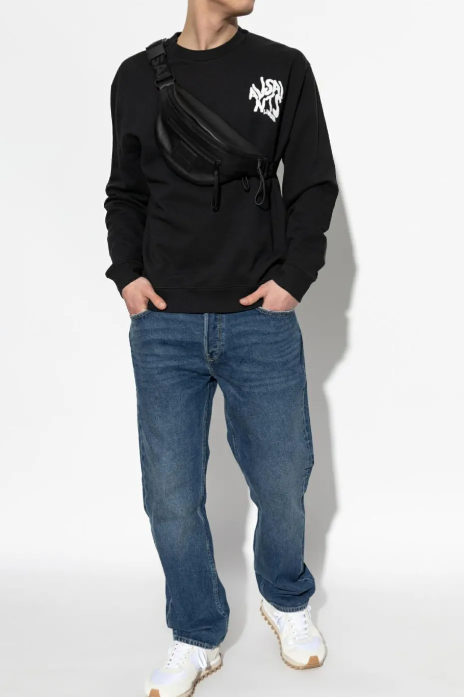AllSaints CZARNY Bluza `Orlando`