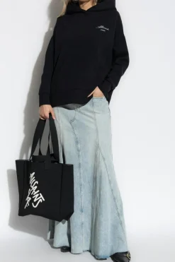 AllSaints CZARNY Bluza `Shkull`