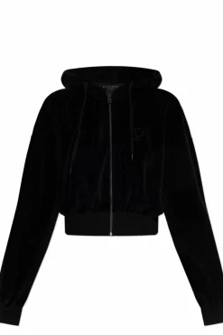 AllSaints CZARNY Bluza z kapturem `Vinny`