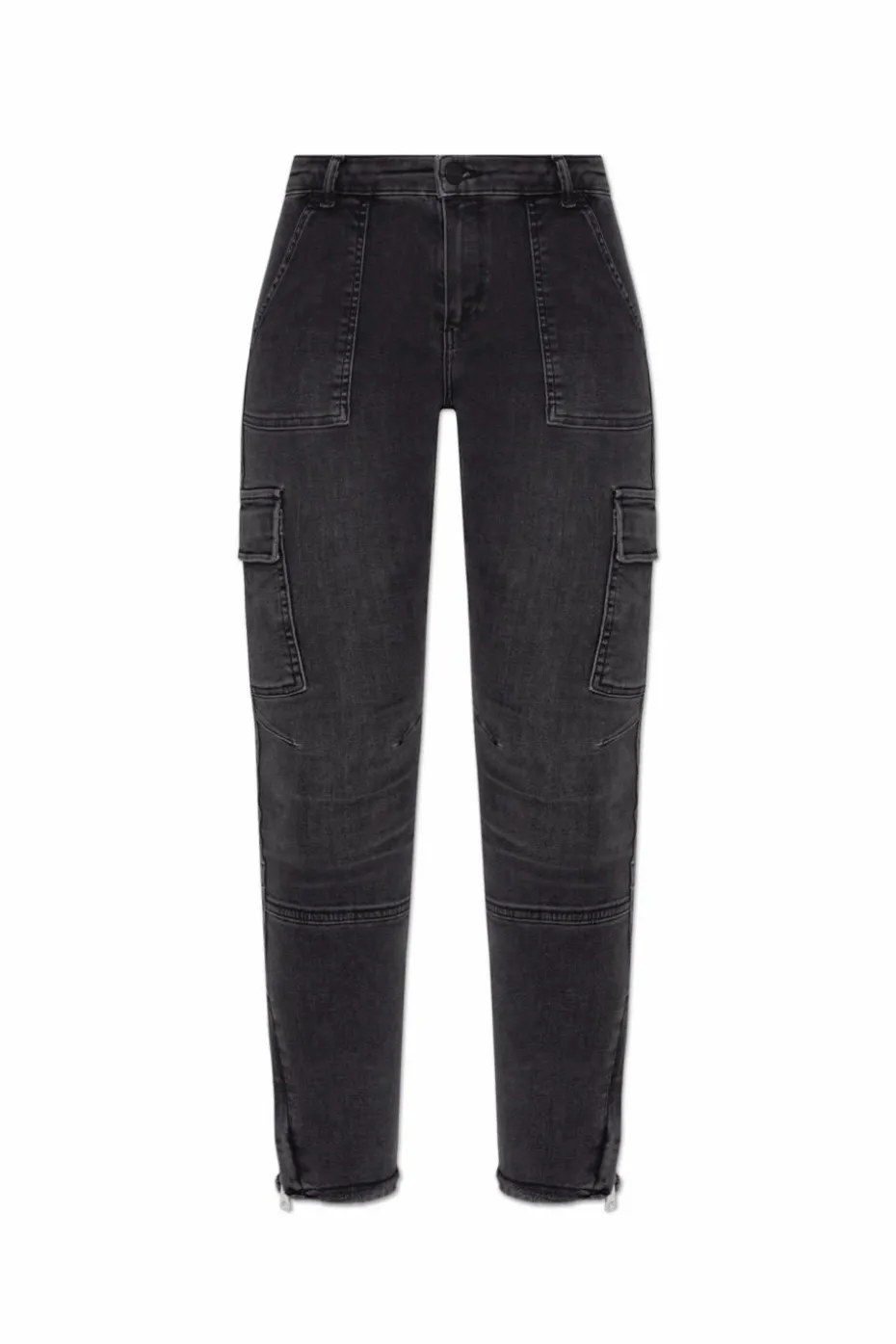 AllSaints CZARNY Jeansy `Duran` typu `skinny`