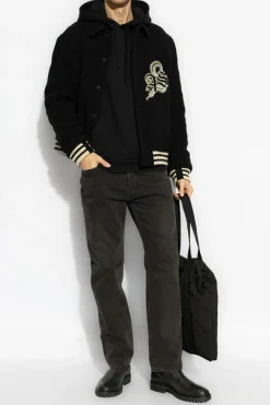 AllSaints CZARNY Jeansy ‘Reid’