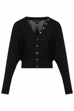AllSaints CZARNY Kardigan `Honor`