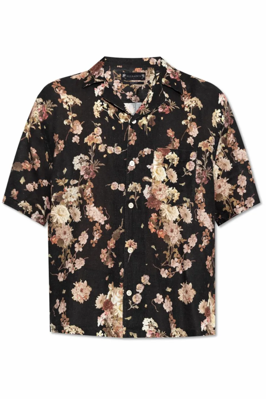 AllSaints CZARNY Koszula `Armada`