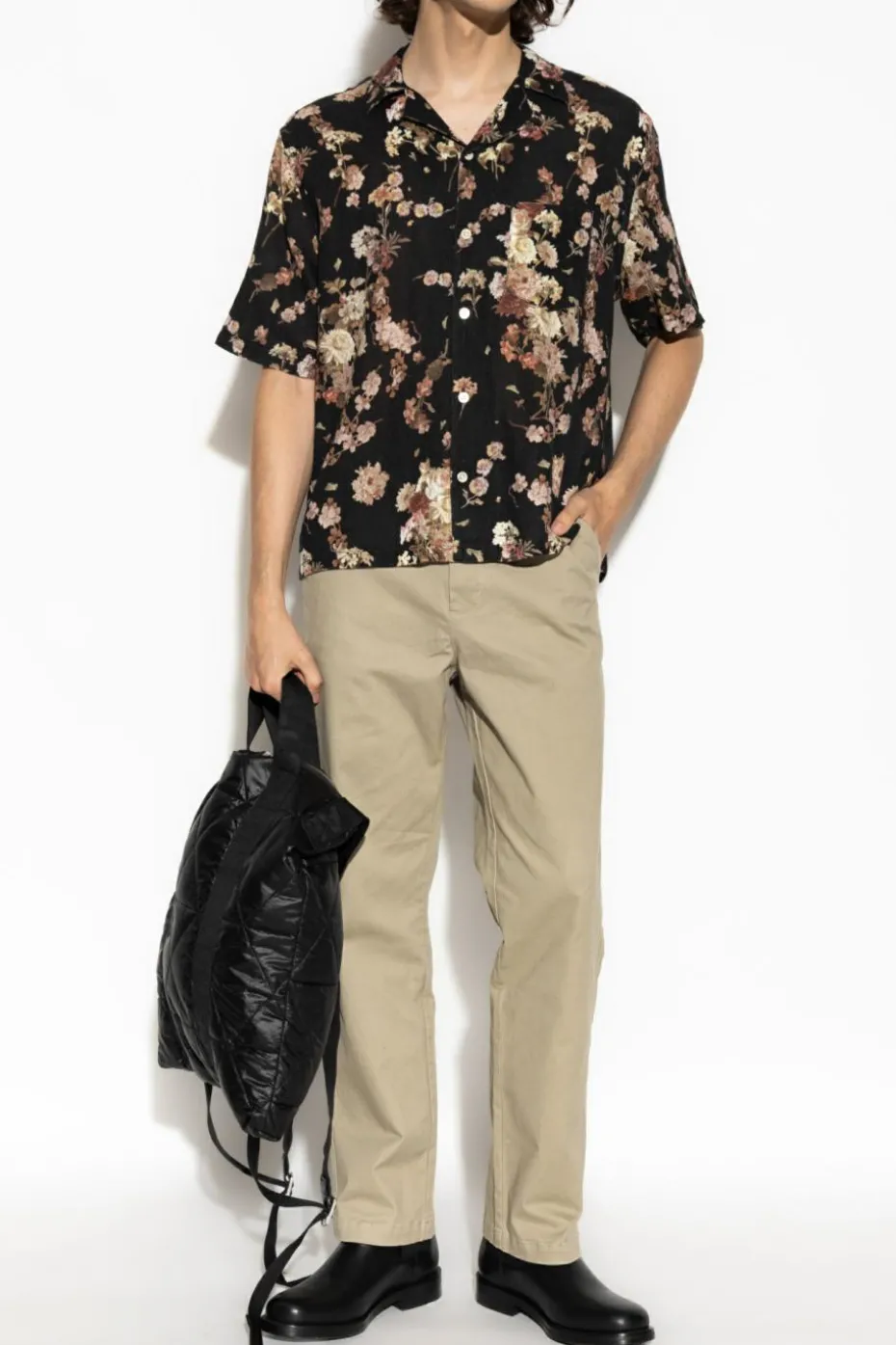 AllSaints CZARNY Koszula `Armada`