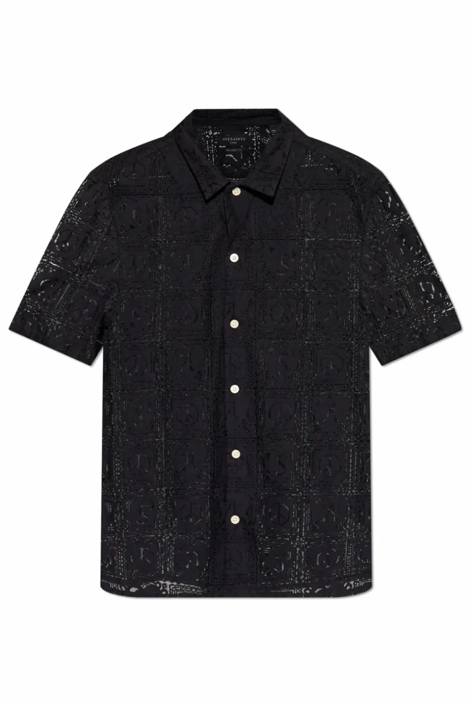 AllSaints CZARNY Koszula `Netley`