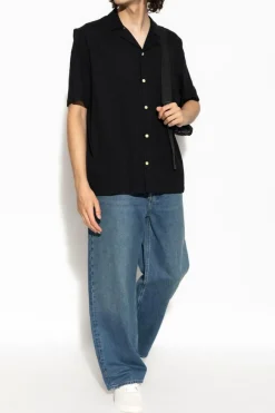 AllSaints CZARNY Koszula `Robson`