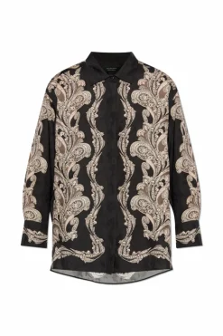 AllSaints CZARNY Koszula `Bernie`