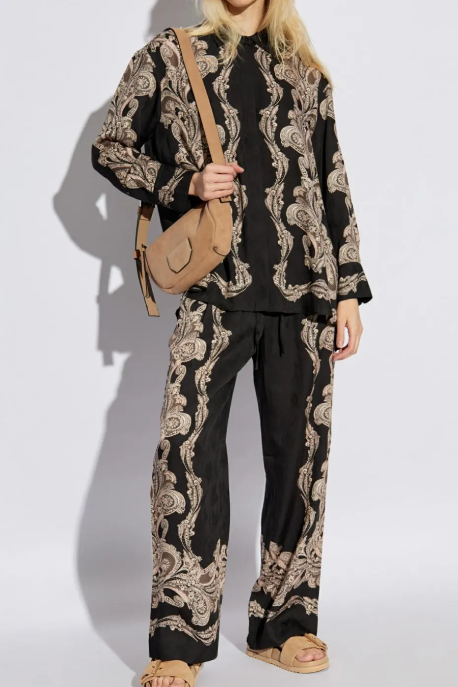 AllSaints CZARNY Koszula `Bernie`