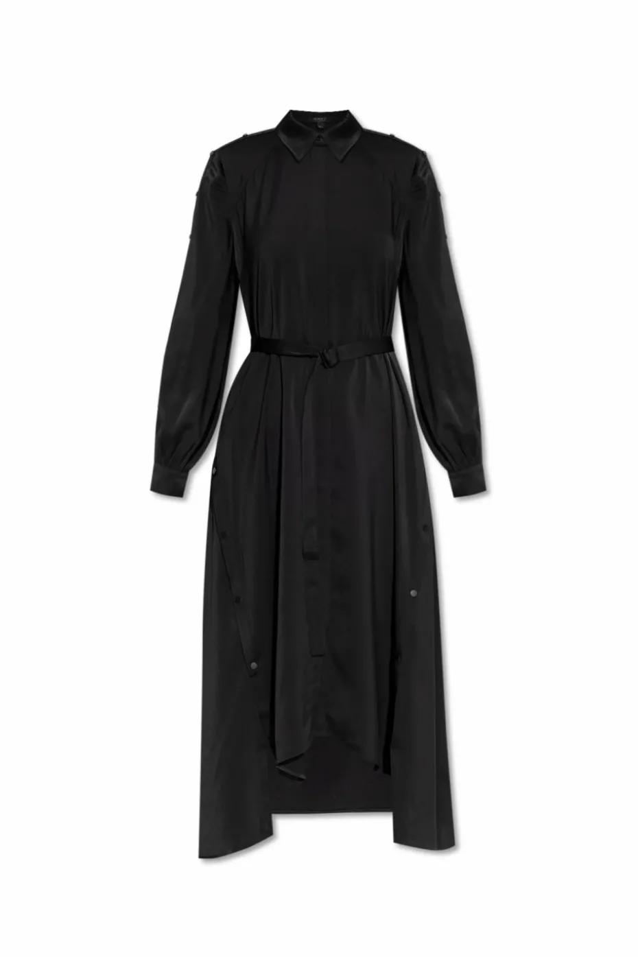 AllSaints CZARNY Koszulowa sukienka `Lexi`