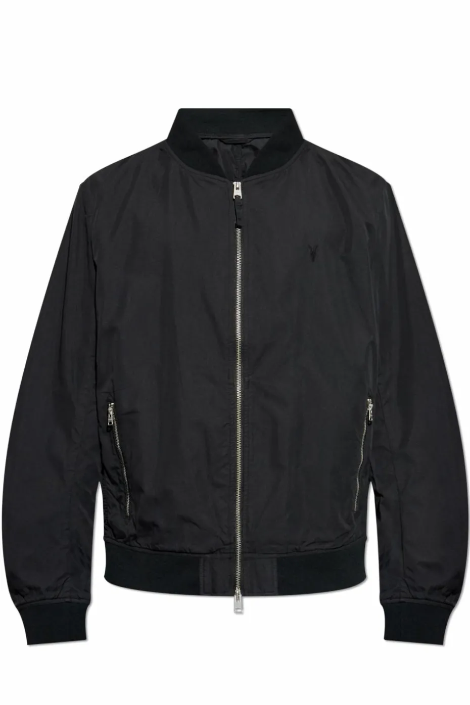 AllSaints CZARNY Kurtka `Bassett`