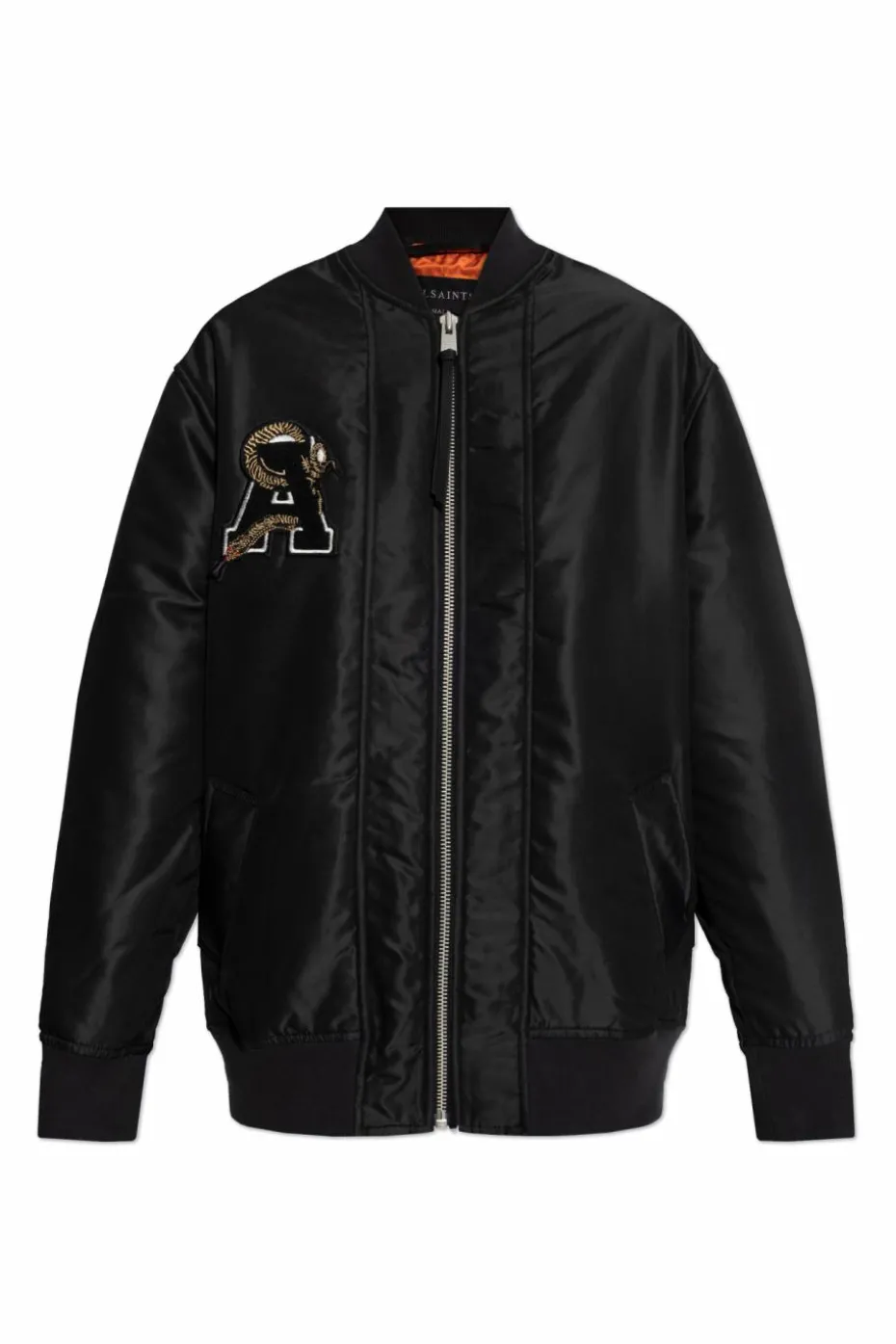AllSaints CZARNY Kurtka `Bettie` typu `bomber`