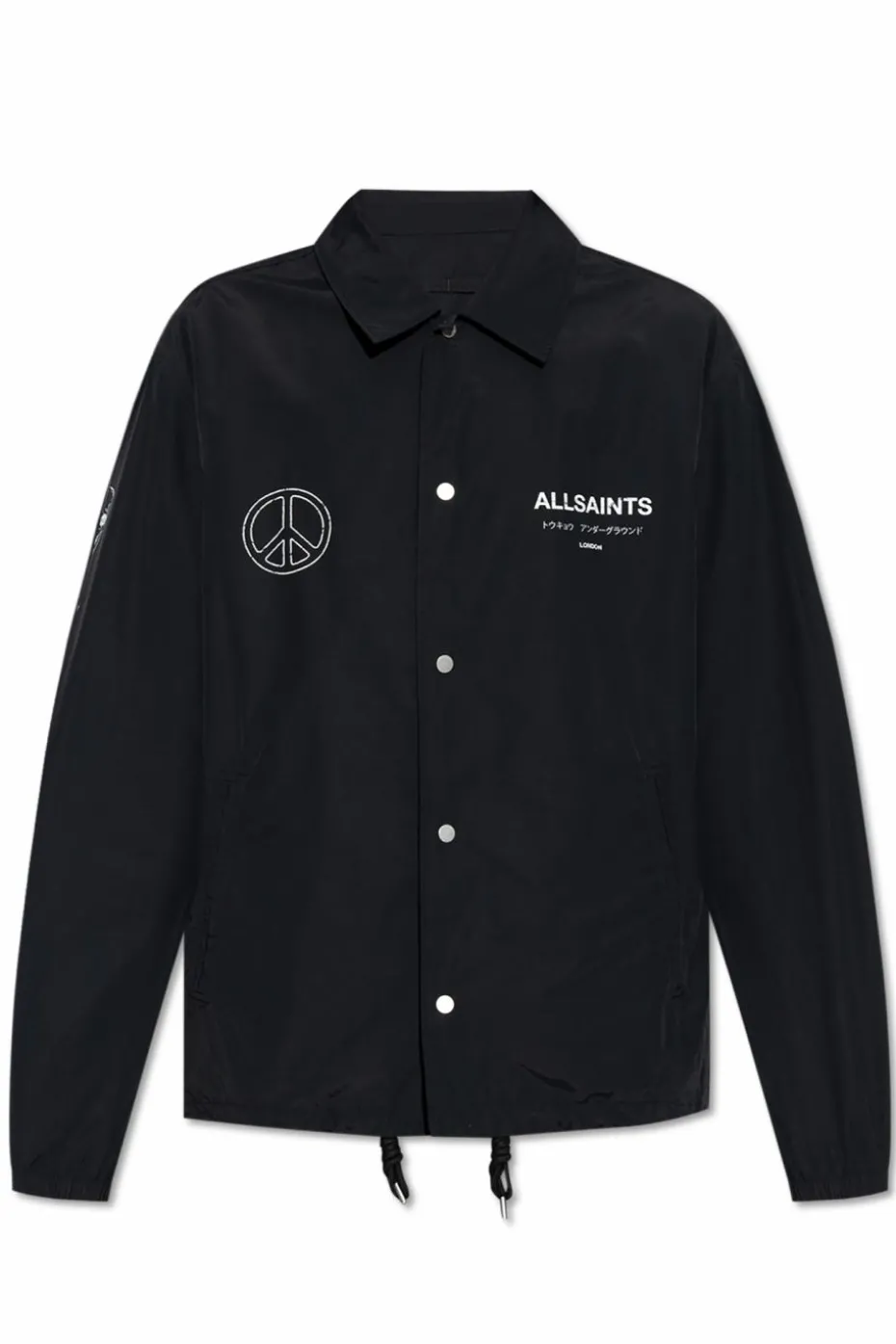 AllSaints CZARNY Kurtka `Orbital`